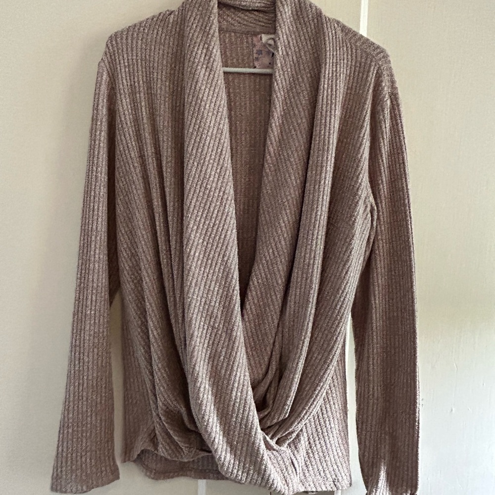 Anthropologie Alena + Kin Scoop Neck Pullover Size Large